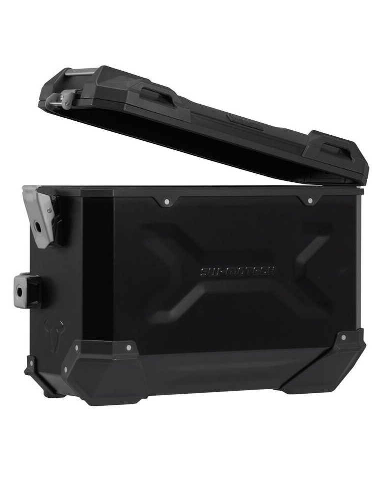 Zestaw: kufry boczne TRAX ADV + stelaże PRO Sw-Motech BMW S 1000 XR (19-) (pojemność: 2 x 45 L) czarne