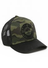 Czapka z daszkiem John Doe Trucker Hat Camou 0/1 czarno-zielona