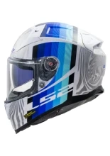 Kask integralny LS2 FF811 Vector II Freedom biało-niebieski