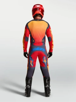 Bluza cross Alpinestars MX Racer Hunt czerwono-szare