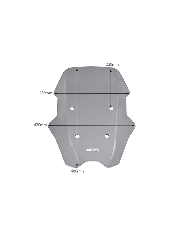 Szyba motocyklowa WRS Touring BMW C 400 X (18-24) przyciemniana