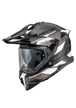 Kask adventure Premier Discovery Carbon EA 8 czarno-biały
