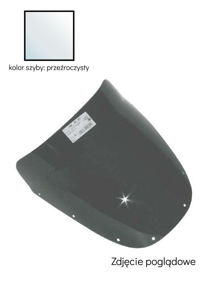 Szyba motocyklowa MRA Touring "T" Kawasaki ZX 9 R (-97) przeźroczysta