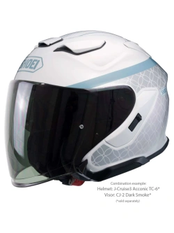 Kask otwarty Shoei J-Cruise 3 Acconic TC-6 biało-niebieski