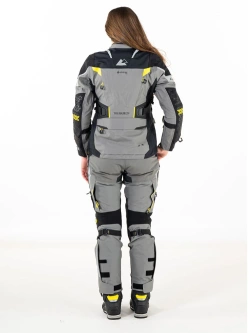 Spodnie motocyklowe damskie tekstylne Touratech Companero Rambler szare