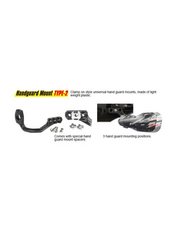 Handbary Zeta do Honda CRF250L / CRF300L / RALLY (21-) czarne