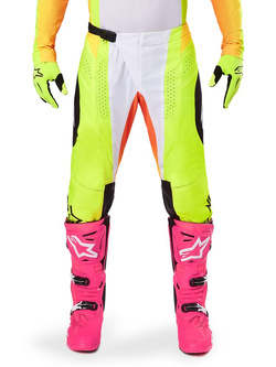 Spodnie cross damskie Alpinestars MX Techstar Melt żółto-czarne