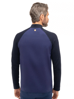 Bluza termoaktywna Brubeck Athletic czarno-fioletowa