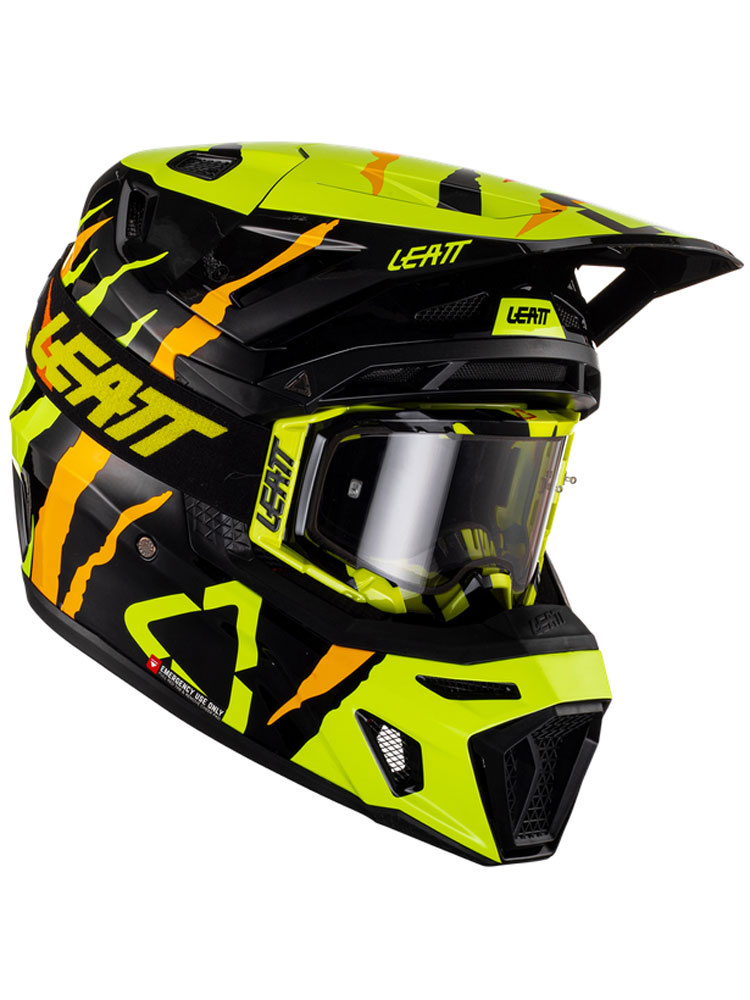 Kask enduro Leatt Moto 8.5 V23 Citrus Tiger