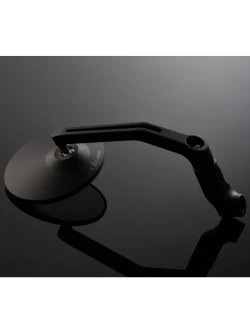 Lusterko motocyklowe Daytona D-Mirror-3 Round do montażu na końcu manetki czarne