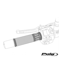 Manetki PUIG Hi-Tech Racing do kierownic 22 mm (czerwone)