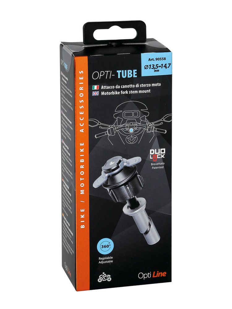 Mocowanie do sztycy widelca o średnicy 13,5-14,7 mm Lampa Opti Tube