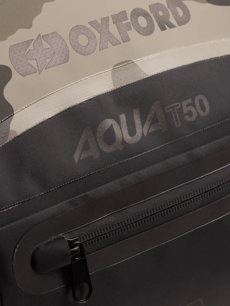 Torba na tył Oxford Aqua RollBag czarny-camo (50 l)