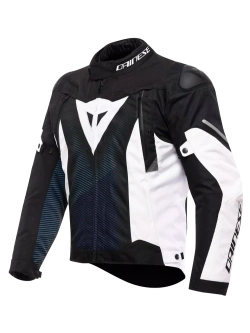 Kurtka motocyklowa tekstylna Dainese Super Sprint D-Dry czarno-niebiesko-biała