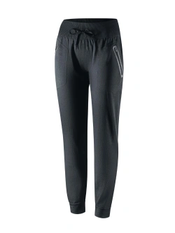 Spodnie termoaktywne dresowe damskie Brubeck Fusion czarne