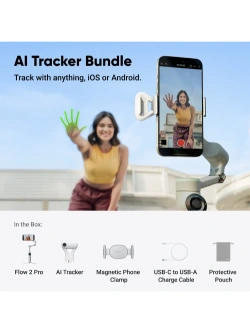 Gimbal Insta360 Flow 2 Pro AI Tracker Bundle biały