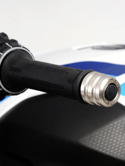 Koncówki kierownicy motocyklowej R&G Racing BMW (wybrane modele) srebrne