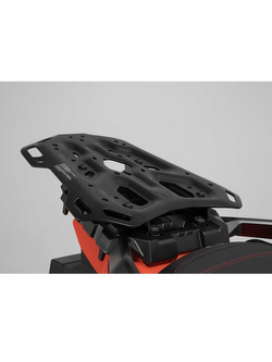 Zestaw: kufry boczne + kufer centralny + stelaże 37/45/38 TRAX ADV do Suzuki V-Strom 1050/XT [19-] czarne