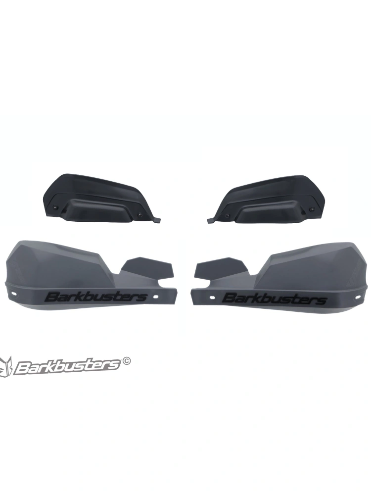 Osłoni dłoni Barkbusters VPS z regulowanymi deflektorami + zestaw montażowy BMW F 900 GS Adventure/Ride Pro (24-), szare
