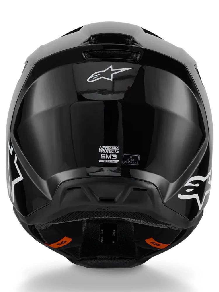 Kask enduro Alpinestars SM3 Solid czarny