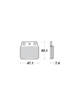 KLOCKI HAMULCOWE SBS 649 SI