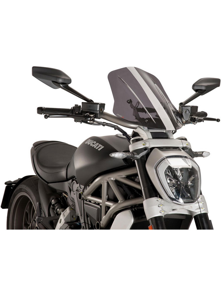 Owiewka PUIG Touring do Ducati X-Diavel/S (16-18) lekko przyciemniana