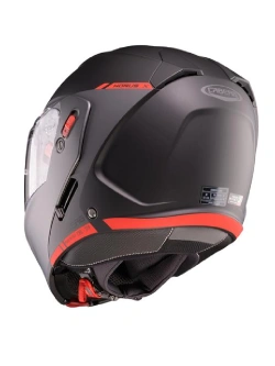Kask szczękowy Caberg Horus X Ray szaro-czarno-czerwony matowy