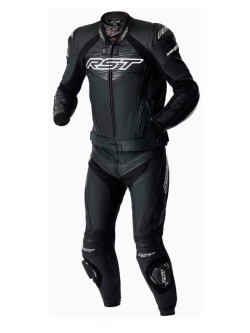 Kurtka motocyklowa skórzana RST Trac Evo D3O czarno-biała