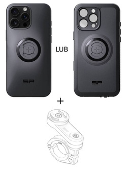 Zestaw na motocykl: etui na telefon iPhone 16 Pro Max + mocowanie SP Connect