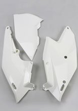 Osłony boczne tylne UFO do KTM SX / EXC / SX-F / EXC-F (16-19) białe