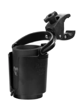 Samopoziomujący uchwyt na napoje RAM Level Cup z klamrą zaciskową Tough-Claw [pojemność ok. 470 ml]