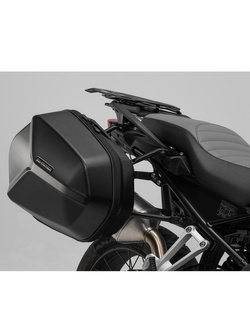 Zestaw: kufry boczne + stelaże EVO ABS ® Aero System Sw-Motech do KTM 990 SM R (07-13), 990 SM (07-), SM T (08-14) [pojemność: 2 x 25 L]