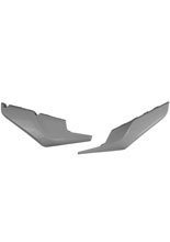 Osłony boczne tylnie (dolne) UFO do Husqvarna TC 125/250 (19-22), TE 150 (20-), TE-TX 250/300 (20-), FC 250/350/450 (19-22), FE 250/350/450/501 (20-) szare