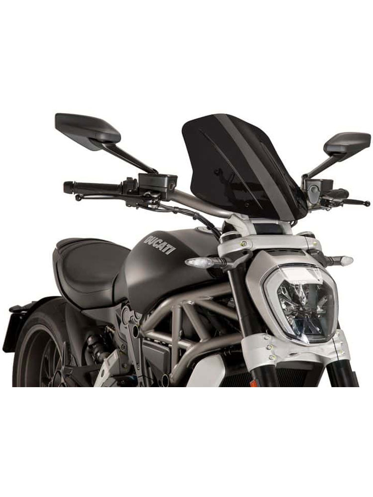 Owiewka PUIG Touring do Ducati X-Diavel/S (16-18) mocno przyciemniana