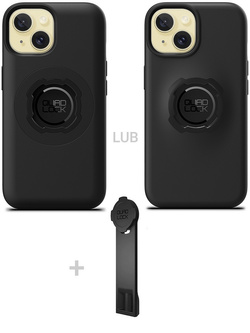 Zestaw: etui na telefon iPhone 15 oraz adapter do statywu Quad Lock