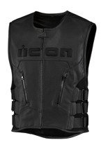 Kamizelka skórzana Icon Regulator D3O Vest