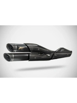 Pełny układ wydechowy Zard System 2:2 Slip-On GT E5 Harley Davidson Sportster S 1250 (21-25) karbonowy