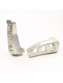 Podnóżki GILLES UF-20 Honda (wybrane modele) aluminiowe srebrne