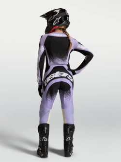 Bluza cross damska Alpinestars MX Stella Techstar Swan czarno-fioletowa