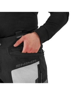 Spodnie motocyklowe tekstylne Shima Tracker czarno-jasnoszare