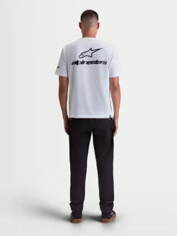 Koszulka z krótkim rękawem Alpinestars Combo Back CSF biała