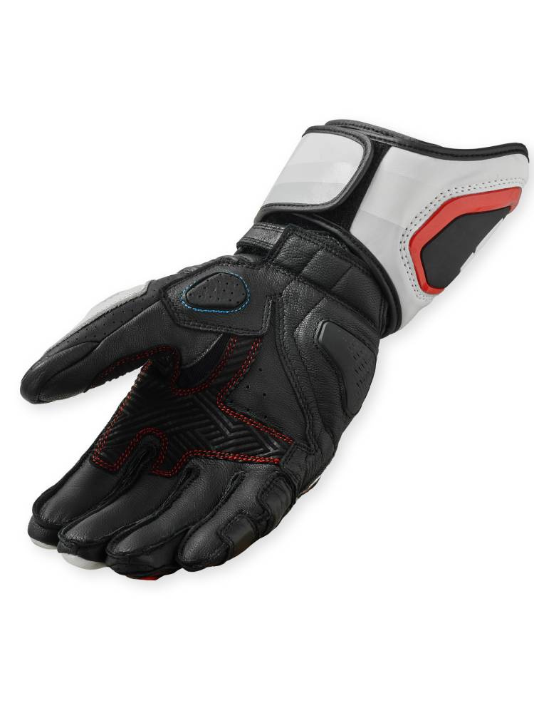 Rękawice motocyklowe REV’IT! Quantum 3 biało-czerwone