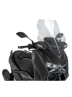 Szyba do skutera turystyczna PUIG V-Tech Yamaha X-MAX 125 TECH MAX/+ (25-)/X-MAX 300 TECH MAX/+ (25-) przezroczysta