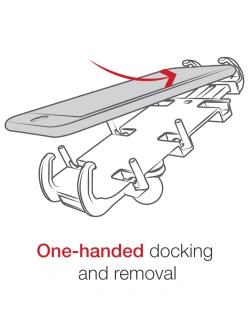 Uniwersalny uchwyt na telefon RAM Quick-Grip XL z podstawą w kształcie litery U - krótki