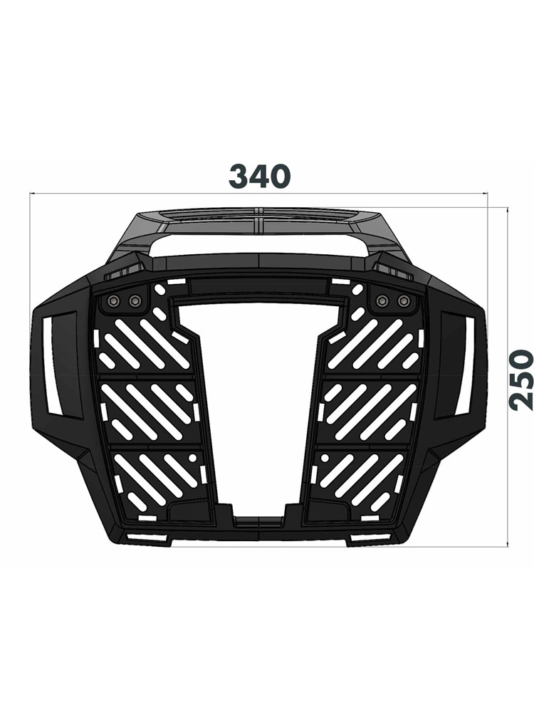 Stelaż centralny AluRack Hepco&Becker Triumph Speed Twin (19-)