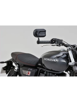 Lusterko motocyklowe krótkie Daytona D-Mirror-14 Cave-1 do montażu na końcu manetki czarne [adapter]