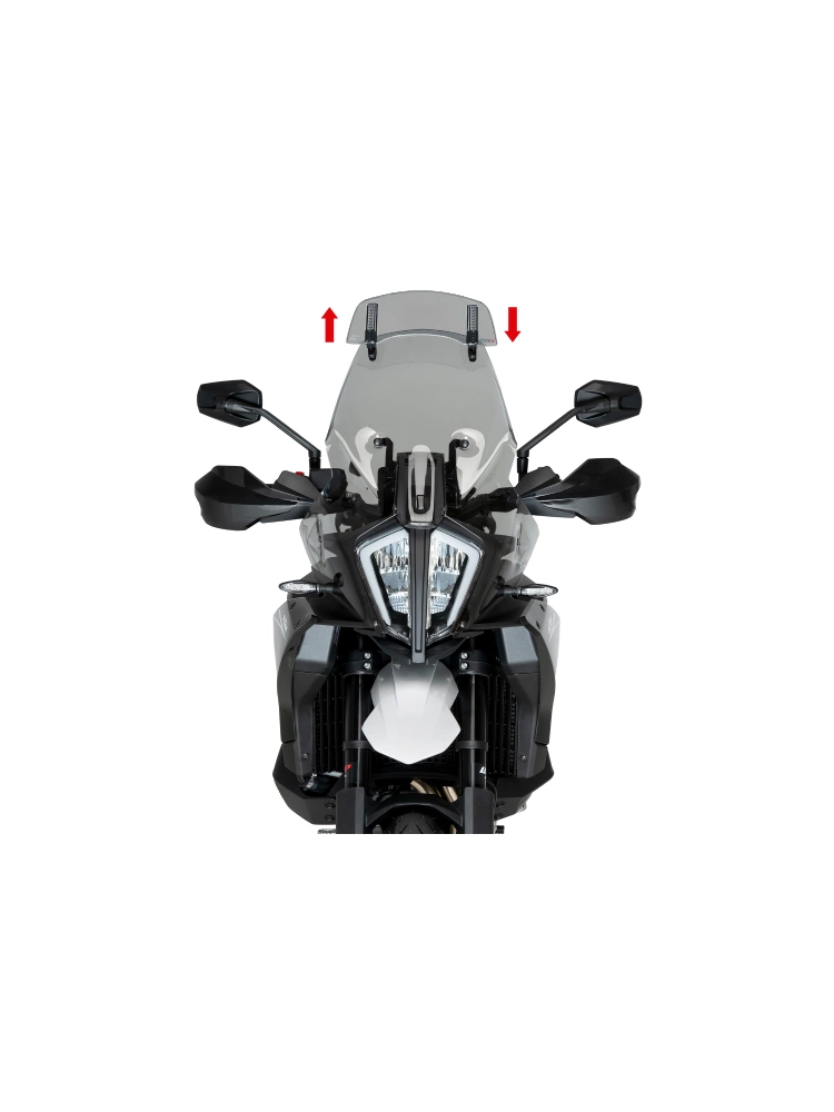 Szyba motocyklowa turystyczna z deflektorem PUIG KTM 890 SMT (23-) lekko przyciemniana