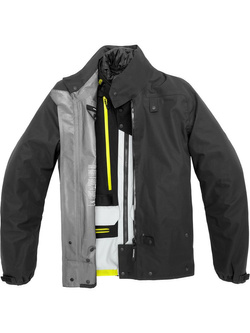 Kurtka motocyklowa tekstylna Spidi Allroad czarna-fluo