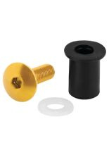 Śrubki do owiewek i szyb motocyklowych Lampa samoblokujące złote 10 szt. [M5]