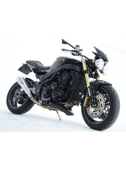 Osłona chłodnicy R&G aluminiowa do Triumph Speed Triple (05) czarna